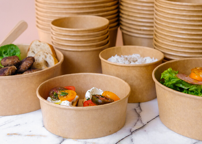   Karton Salata Kapları 